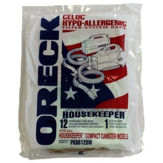 Genuine Oreck BB280D Canister Vacuum Bags PKBB12DW Housekeeper 12 Pack 