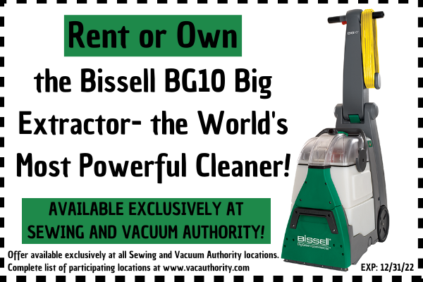 Rent or Own a Bissell BG10 Big Extractor