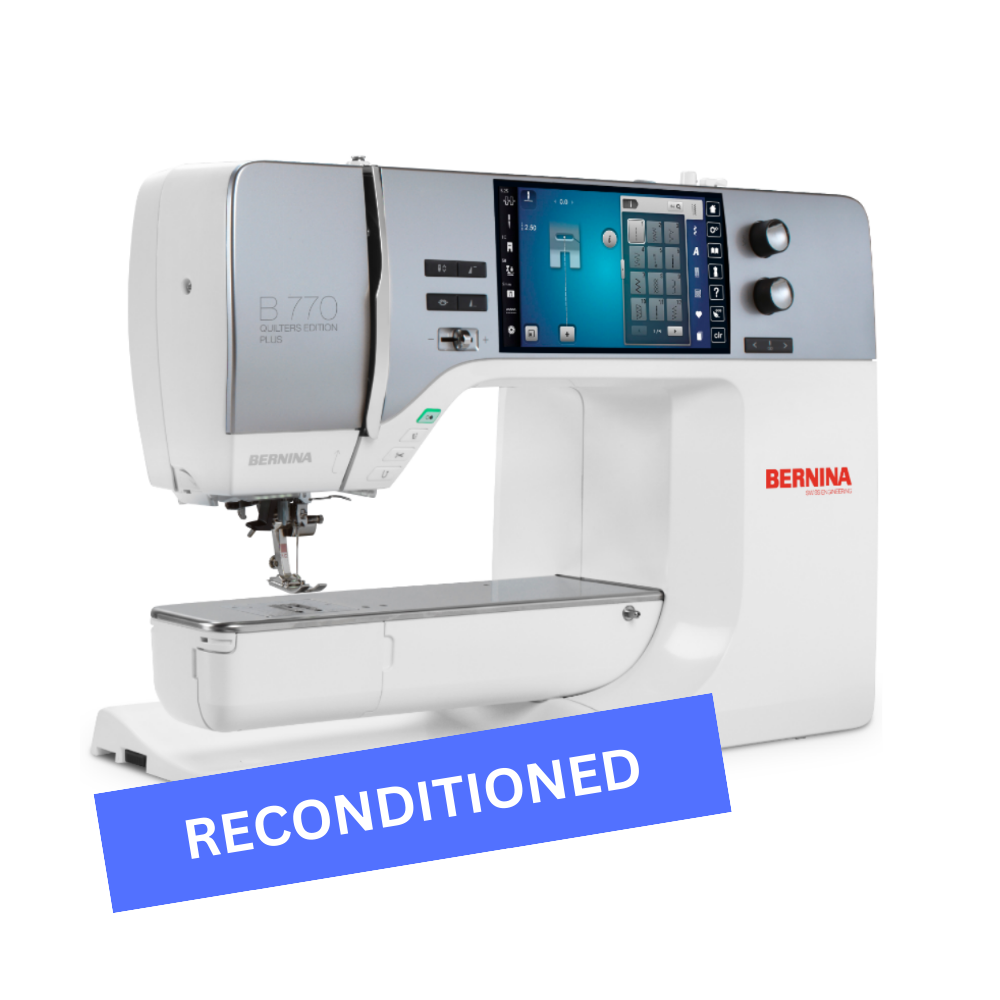 Bernina 770 QE Trolley Included Reconditioned Sewing and Vacuum