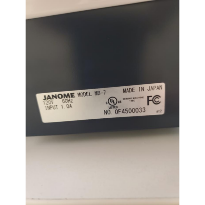 Certified Pre-Owned Janome MB-7 - Image 2